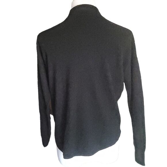 MADEWELL Ashbury Mock Neck Alpaca Blend Sweater in Black womens small - Picture 4 of 9